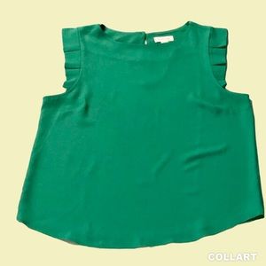 Green sleeveless top